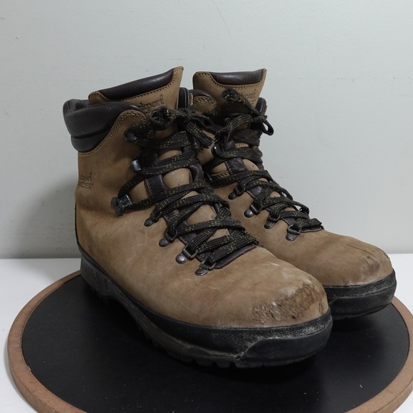 Rockport XCS Hiking Boots Men‎ 13W Brown Leather Vibram Outdoor Trail Made Italy main image 8